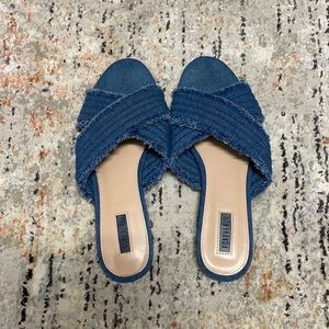 Denim Sandals